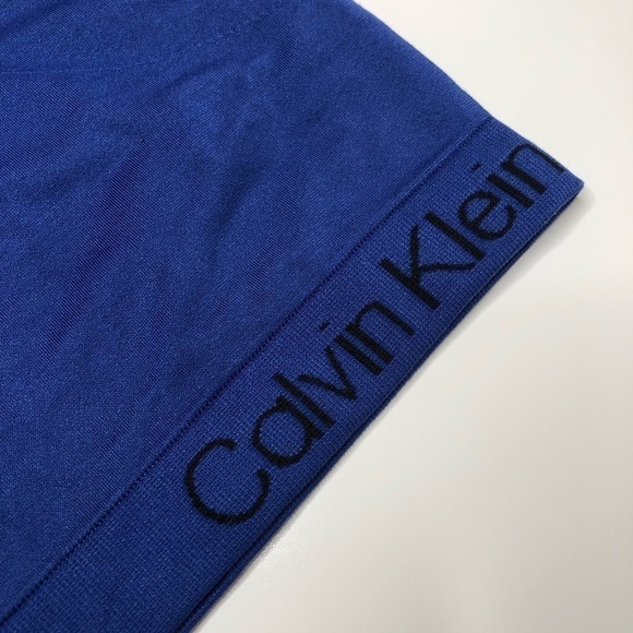 BUNDLE of 3 Calvin Klein Performance Quick Dry Blue Sports Bras & Black Tank Top - Picture 11 of 16
